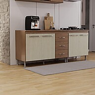 Cozinha Completa: Balcões 70cm e 120cm Fidelitá Paris - imagem 1