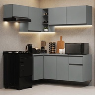 Cozinha Completa Canto 325cm Nice Madesa: Organize! - imagem 1