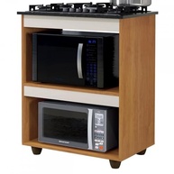 Armário de Cozinha para Cooktop Turim Nature/Off White - Design Moderno e Organização Inteligente - imagem 3
