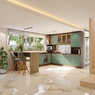 Cozinha de Canto Celeste: Seu Novo Lar Gourmet! - imagem 1