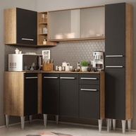 Cozinha de Canto Emilly Madesa: Completa e Sofisticada - imagem 1
