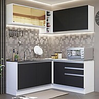 Cozinha de Canto Glamy Madesa: Design e Espaço! - imagem 1