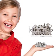 Escultura de Chá Vintage - Estatuetas Metálicas Decorativas para Cozinha e Ambientes - imagem 3
