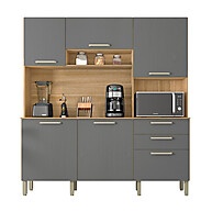 Cozinha Ferrara: 6 Portas e Design Moderno - imagem 1