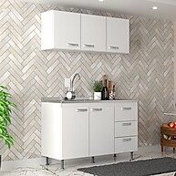 Cozinha Kiara: Compacta, Linda e Funcional! - imagem 1