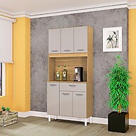 Cozinha Kit Cássia 6 Portas: Elegância e Espaço Inteligente - imagem 1