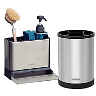Dispenser Sabão Tramontina + Porta Utensílios Inox – Kit Cozinha - imagem 2