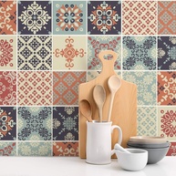 Adesivo de Azulejo para Cozinha Cerâmico 15x15cm - 36 Unidades | Reforma Fácil e Moderna - imagem 1
