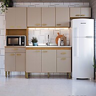 Cozinha Modulada Mariana: 240cm de Praticidade! - imagem 1