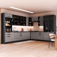 Cozinha Modulada Mônaco: 14 Peças, Design e Espaço! - imagem 1