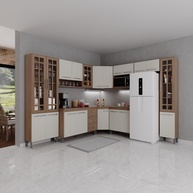 Cozinha Modulada Paris 515cm: 9 Peças! - imagem 1