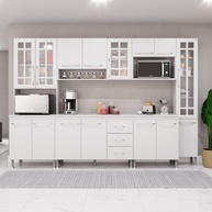 Cozinha Modulada Viena 295cm: 6 Peças e Design! - imagem 1