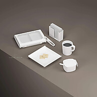 Açucareiro Branco 300ml BPA Free com Colher – Praticidade e Elegância na Cozinha - imagem 2