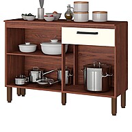 Balcão Versalhes 3 Portas 1 Gaveta – Elegância na Cozinha - imagem 2