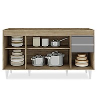 Balcão Gabinete 150cm Marrocos: Praticidade e Estilo na Cozinha - imagem 2