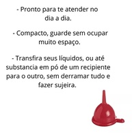 Funil Pequeno Plasutil - Seguro, Prático e Versátil para Cozinha e Manutenção - imagem 4