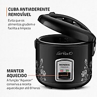 Panela Elétrica de Arroz Mondial Fast Rice 10 Xícaras – Potência e Conveniência na Sua Cozinha - imagem 2