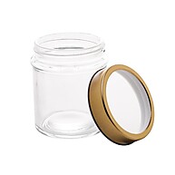 Pote de Vidro Dourado Lyor: Elegância na Sua Cozinha - imagem 2