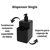 Porta Detergente e Esponja 2 em 1 – Organize sua Cozinha - imagem 2