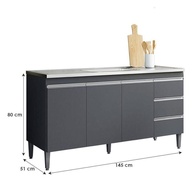 Balcão de Pia Andréia 150cm: Organize sua Cozinha! - imagem 2