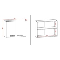 Armário Aéreo 80cm: Organize sua Cozinha! - imagem 2