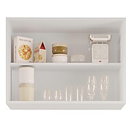 Armário Aéreo 80cm Branco: Organize sua Cozinha! - imagem 2