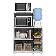 Armário para Forno e Microondas Branco – Organize sua Cozinha - imagem 2