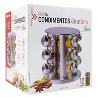 Porta Tempero Giratório Inox: Organize sua Cozinha! - imagem 2