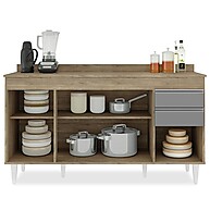 Balcão Gabinete com Tampo 150cm Marrocos – Organize sua Cozinha - imagem 2
