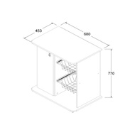 Balcão Fruteira Ditália MF-95: Organize sua Cozinha! - imagem 2
