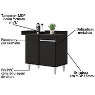 Balcão de Canto Denver: Otimize sua Cozinha! - imagem 2