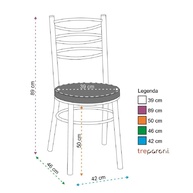 Kit 2 Cadeiras Cromadas: Elegância para sua Cozinha! - imagem 2