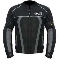 Jaqueta GP Tech Summer 2 Preta-Cinza unissex c/proteção - imagem 1