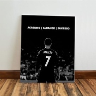 Kit 3 Quadros CR7 Motivação Cristiano Ronaldo em MDF Tratado - Decore com Inspiração - imagem 5
