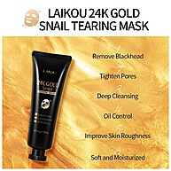 Máscara de Ouro 24k Caracol Laikou: Elimine Cravos! - imagem 2