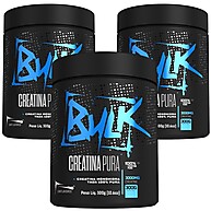 Creatina Pura Bulk Nutrition: Kit 3x300g - imagem 1