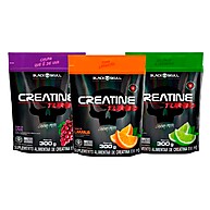 Creatina Turbo Refil 300g Caveira Preta: Força e Massa Muscular - imagem 1