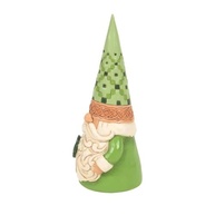 Estatueta Jim Shore Heartwood Creek - Gnomo Irlandês com Trevo, 17 cm, Verde Multicolorido - imagem 4