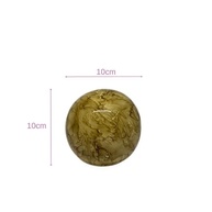 Bola Cerâmica Decorativa Marmorizada Média - Enfeite Elegante para Fruteira e Ambientes (Creme) - imagem 3