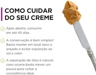 Natural Nuts Creme de Amendoim Integral | Escolha Saudável e Deliciosa | Rico em Nutrientes Essenciais | Produto Vegano | Sem Glúten e Lactose | Experimente Agora! (450 g) - imagem 1