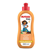 Creme Huggies Kids Cachinhos Poderosos 360ml – Hidratação Real para Cabelos Cacheados - imagem 1