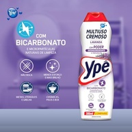 Ypê Multiuso Cremoso Premium Lavanda 300ml - Limpeza Eficiente com Fragrância Agradável - imagem 4