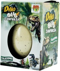 Ovo Surpresa Dinossauro Choca Nasce Cresce Na Água Colecionável 11Cm, Kopeck - imagem 1