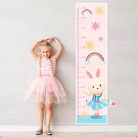 Adesivos Decorativos Régua de Crescimento Bailarina Infantil - Lavável, Seguro e Fácil de Aplicar - imagem 2