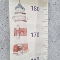 Régua do Crescimento Marinheiro 180cm - Decore e Acompanhe o Crescimento com Estilo Náutico - imagem 5