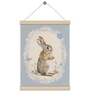 Moldura para Pôster Blue Bunny 30,5x40,6 cm - Decore com Charme o Quarto da Criança - imagem 1