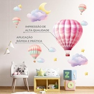 Adesivo Decorativo Balão Infantil Lavável - Seguro e Colorido para Quarto de Criança - imagem 4
