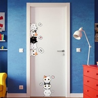 Adesivo Infantil de Gatinhos Lavável - Seguro e Criativo para Decoração de Quarto de Bebê e Criança - imagem 5
