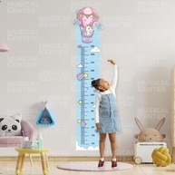 Régua de Crescimento Unicórnio Infantil - Adesivo Lavável e Seguro para Quartos de Bebê e Crianças - imagem 3