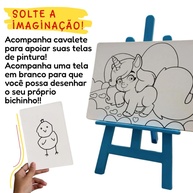 Kit Pintura Unicórnios: Diversão Criativa para Crianças! - imagem 2